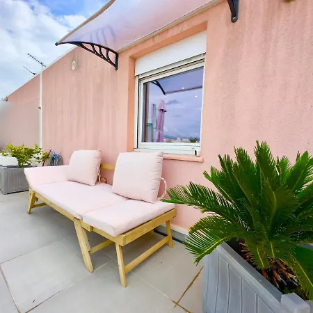Duplex 103m2 - Terrasse 90m2 Vue Mer - Parking Apartment